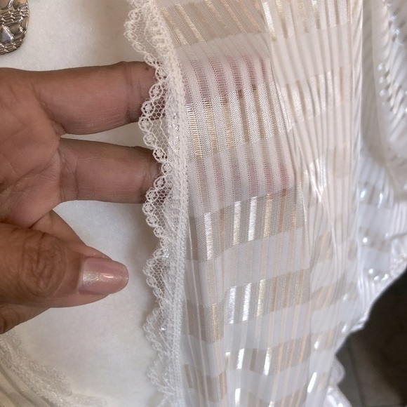 Vintage Lace & Mesh Robe - Picture 4 of 5